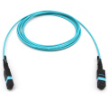 MPO Trunk Cable 12f 24f OM3 Aqua